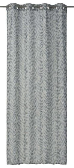 Ösenschal Safari Blickdicht Gestreift Blau 199159