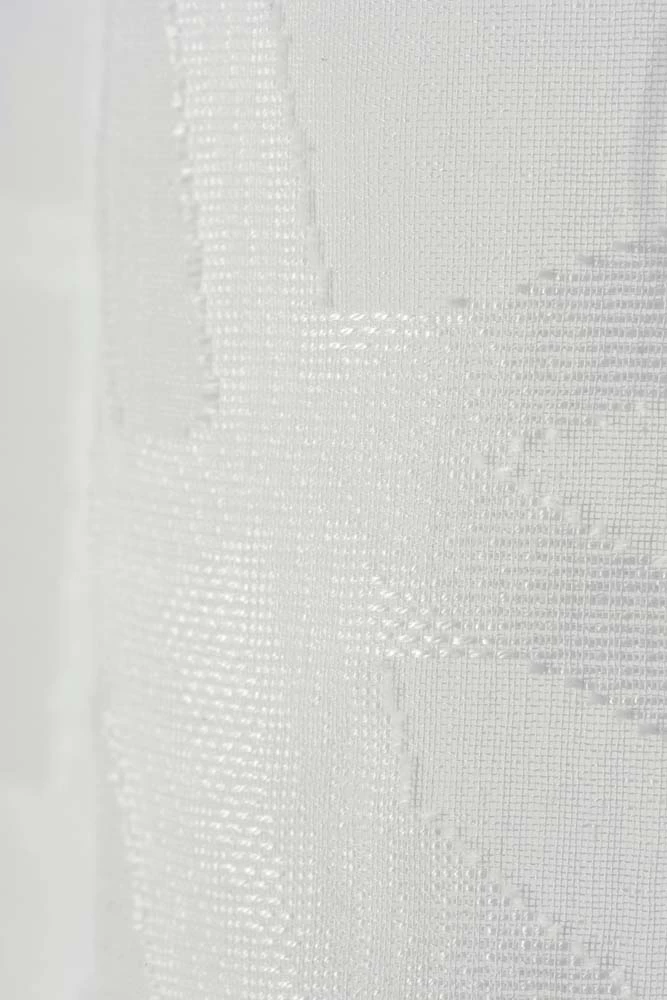 Ösenschal Halbtransparent Zickzack Offwhite 199043 4 Ösenschal Halbtransparent Zickzack Offwhite 199043 – Bild 2